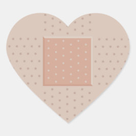 Pegatina En Forma De Corazón Aplastador médico de tira-ayuda - Pegatina del cor