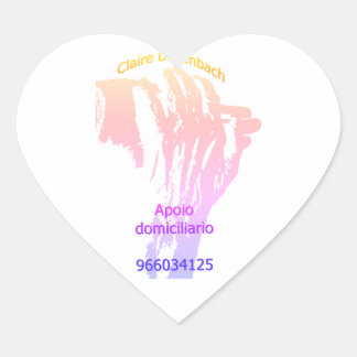 Pegatina En Forma De Corazón Apoio Pflege