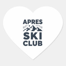 Apres Ski Club Logo de Montaña - Hombres de Invier
