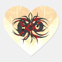 Pegatina En Forma De Corazón Arácnido de la desesperación