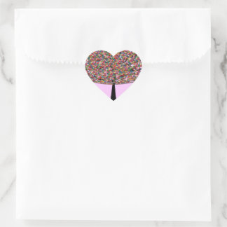 Pegatina En Forma De Corazón Árbol de Jelly Bean