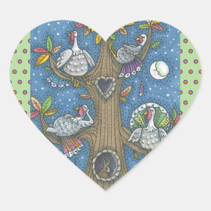 PEGATINA EN FORMA DE CORAZÓN ÁRBOL DE TURQUÍA, GRACIAS A LOS GOBIERNOS PEGATINA