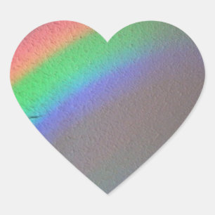 Pegatina En Forma De Corazón arco iris apocalíptico post