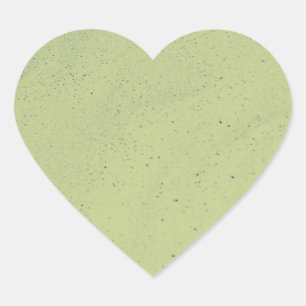 Pegatina En Forma De Corazón Arena Verde Lima