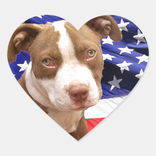 Pegatina En Forma De Corazón Aroma de Pitbull