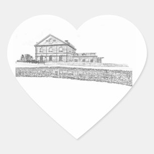 Pegatina En Forma De Corazón Arquitectura Orsha de Bielorrusia