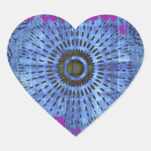 Pegatina En Forma De Corazón Arte de patrón de impresión de vector de motivo de