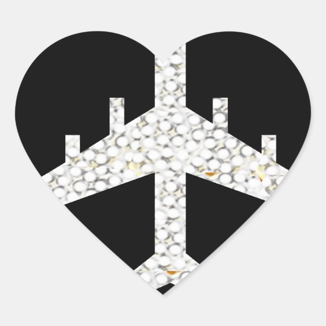 PEGATINA EN FORMA DE CORAZÓN AVIÓN (Anverso)