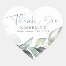 Azul Polvoriento Caligrafía Elegante Agradecimient