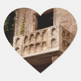 Pegatina En Forma De Corazón Balcón de Julieta; ¿Dónde está Romeo?