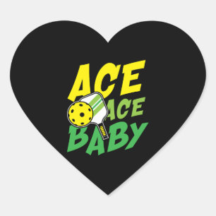 Pegatina En Forma De Corazón Bebé de hielo para un jugador de bolas