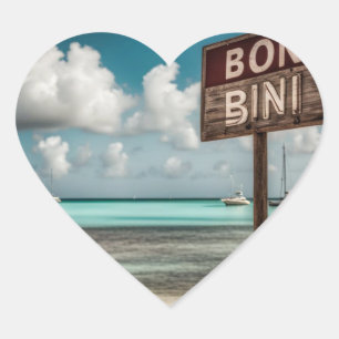 Pegatina En Forma De Corazón bienvenidos