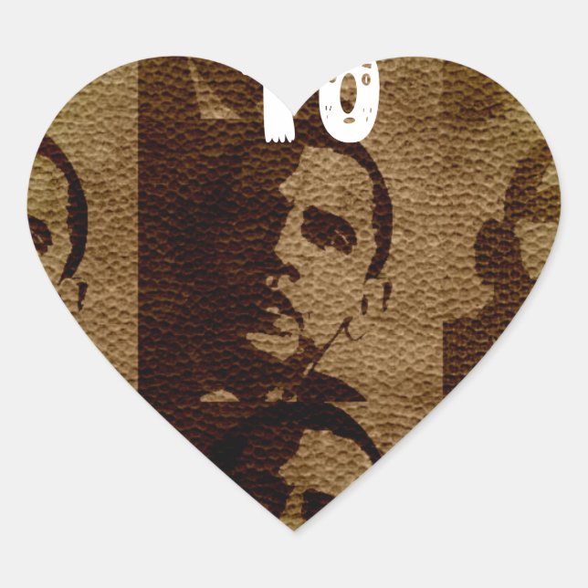 Pegatina En Forma De Corazón Bienvenidos a Kenia (Anverso)