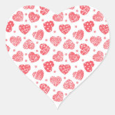 Pegatinas de feliz día de San Valentín Etiquetas adhesivas de San Valentín  personalizadas con forma de corazón -  España