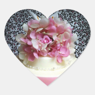 Pegatina En Forma De Corazón Bonito en Pegatinas rosados