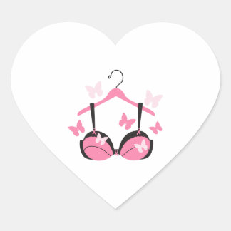 Pegatina En Forma De Corazón Bra para el cáncer de mama