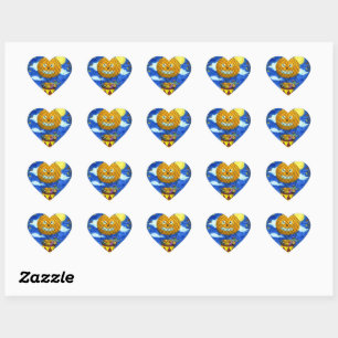 PEGATINA EN FORMA DE CORAZÓN BRAZO, GATO NEGRO EN EL HUMOR DE ARTE DE GRUPO DE