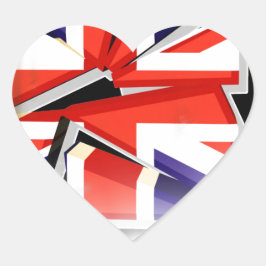 Pegatina En Forma De Corazón brexit