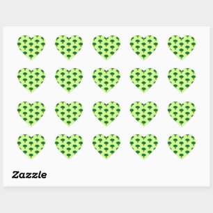 Pegatina En Forma De Corazón Brócoli Verde Verdura Comida Saludable Verdura