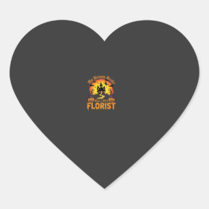 Pegatina En Forma De Corazón Bruja Florista Mi Escoba De Halloween Se Rompió