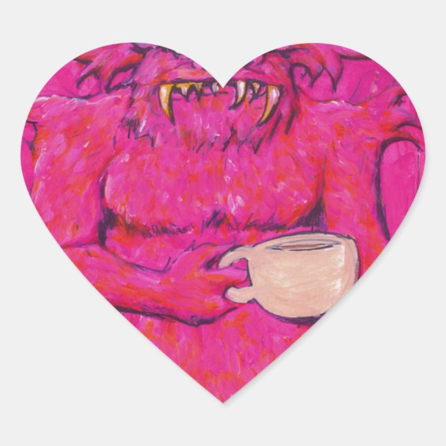 Pegatina En Forma De Corazón ¡Buenos días! (Anverso)