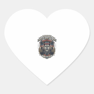 Pegatina En Forma De Corazón Camioneta Monstruo Patriótica 1776 Fuera de Carret