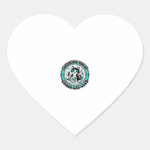 Pegatina En Forma De Corazón Camiseta de Arte para Amantes de Gatos - Limpiar C