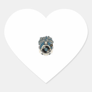 Pegatina En Forma De Corazón Camiseta De Arte Vectorial Vintage De Registro De 