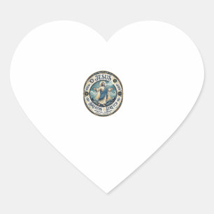 Pegatina En Forma De Corazón Camiseta de bienestar del movimiento suave de Jesú