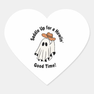 Pegatina En Forma De Corazón Camiseta de bruja gorila de Halloween