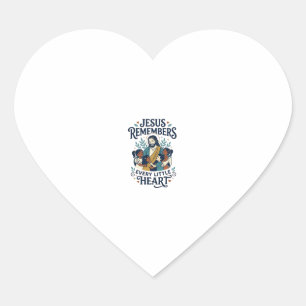Pegatina En Forma De Corazón Camiseta de consuelo y sanación por aborto de Jesú