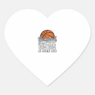 Pegatina En Forma De Corazón Camiseta de diseño de grabado vintage de Papá de b