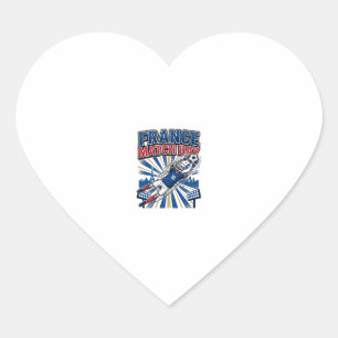 Pegatina En Forma De Corazón Camiseta de fan de alta energía de Francia Día de