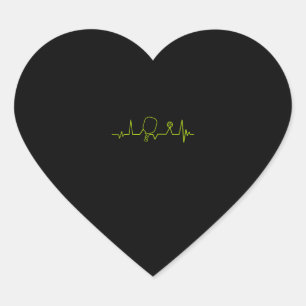 Pegatina En Forma De Corazón Camiseta de Pickleball