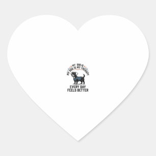 Pegatina En Forma De Corazón Camiseta de Terapia Canina Regalo de Amante de Per
