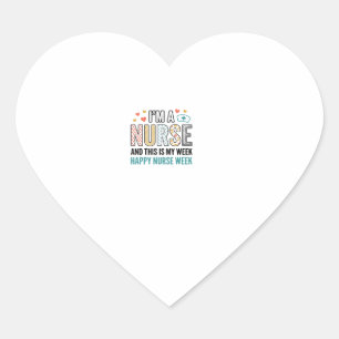 Pegatina En Forma De Corazón Camiseta de tipografía de agradecimiento de la sem