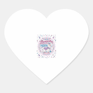 Pegatina En Forma De Corazón Camiseta Gráfica Divertida Fiesta Llamacorn Unicor