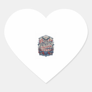 Pegatina En Forma De Corazón Camiseta gráfica vectorial de cosecha otoñal patri