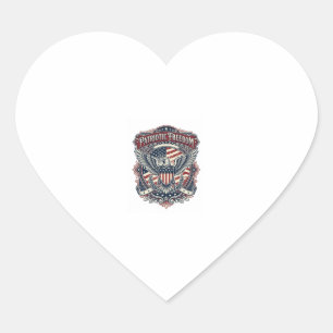 Pegatina En Forma De Corazón Camiseta gráfica vectorial del Día del Padre patri