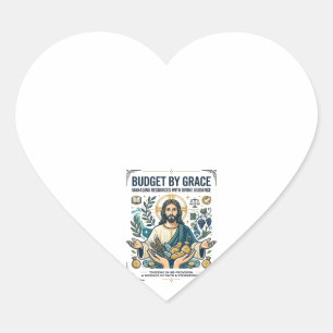 Pegatina En Forma De Corazón Camiseta Jesús Paz Financiera Viaje Libre Deudas C