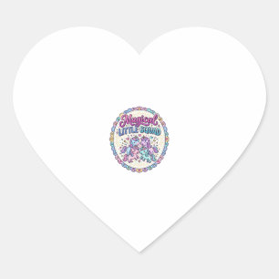 Pegatina En Forma De Corazón Camiseta lista para POD Unicorn Magical Little Squ