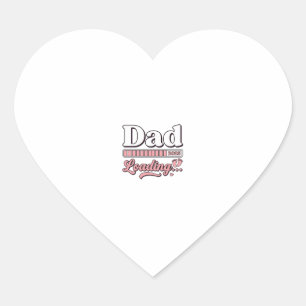 Pegatina En Forma De Corazón Camiseta Vintage de Anuncio de Bebé 2025 Papá Carg