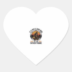Pegatina En Forma De Corazón Camiseta Vintage de Cerveza Figura Paterna Bigfoot