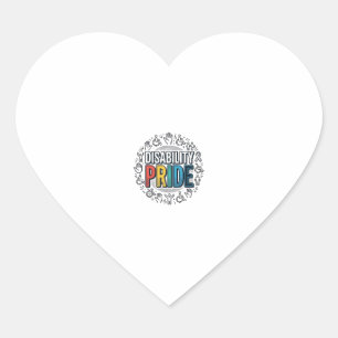 Pegatina En Forma De Corazón Camiseta Vintage de Conciencia Inclusiva Orgullo d