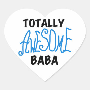 Pegatina En Forma De Corazón Camisetas y regalos de Baba totalmente asombrosos