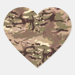 Pegatina En Forma De Corazón Camo Camo, ¿Por qué arte tú? Diseño de LIDJ.