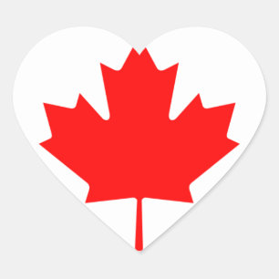 Pegatina En Forma De Corazón canadá
