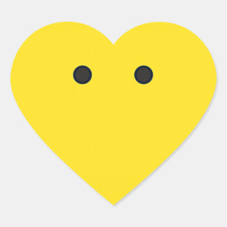 Pegatina En Forma De Corazón Cara