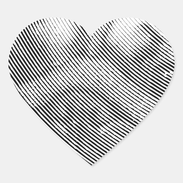 Pegatina En Forma De Corazón Cara de pug (Anverso)