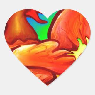 Pegatina En Forma De Corazón Catastro de Incendios